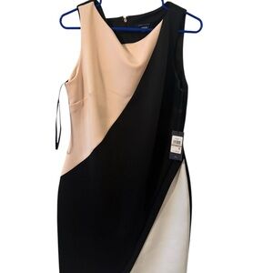 Tommy Hilfiger Elegant Colorblock Dress NWT size 12